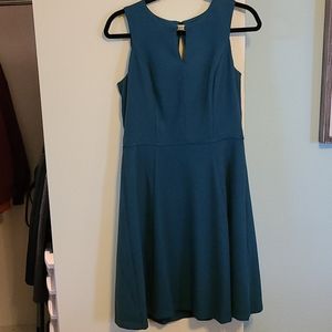 WHBM Green Sleeveless dress